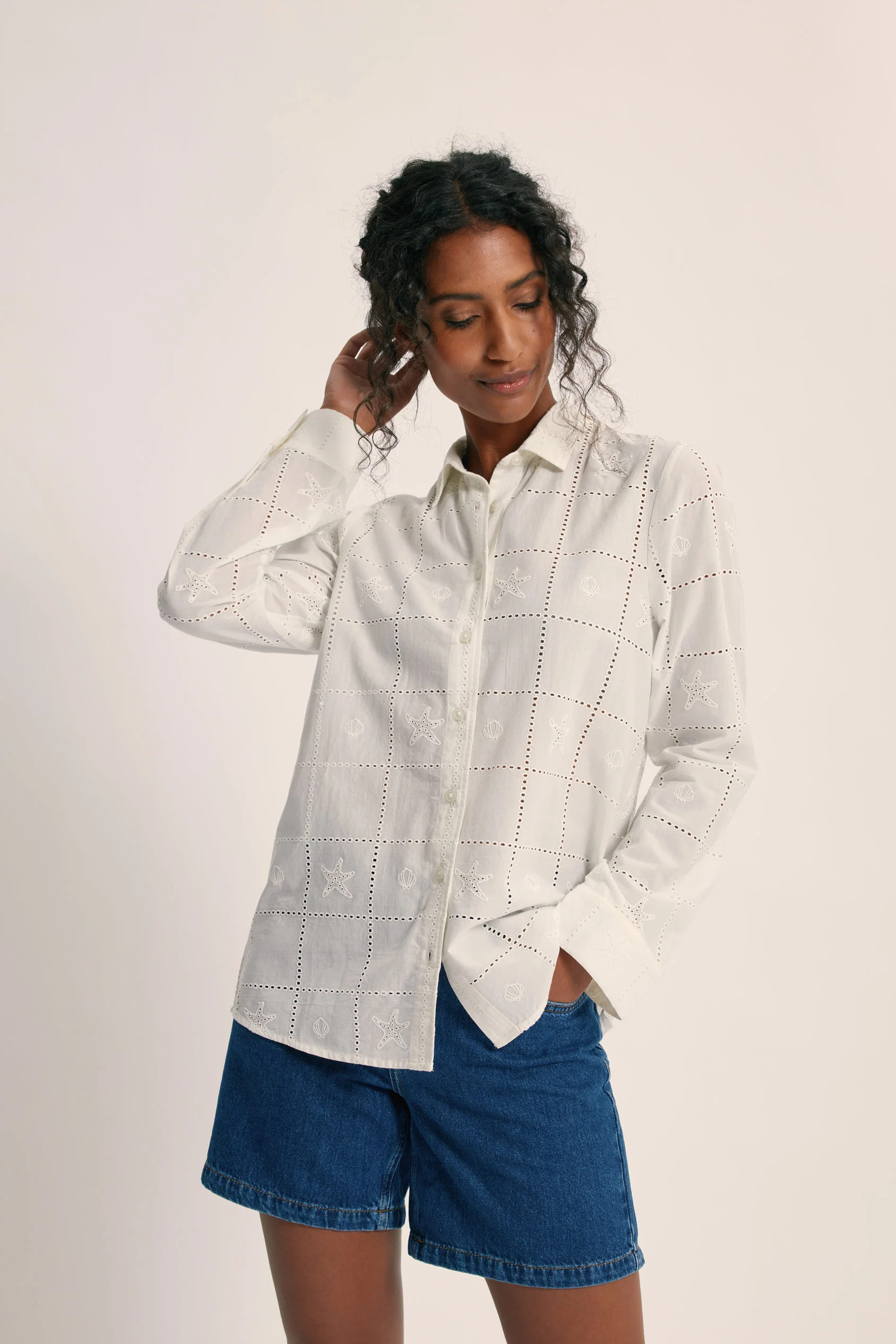 Abbott Broderie Shirt