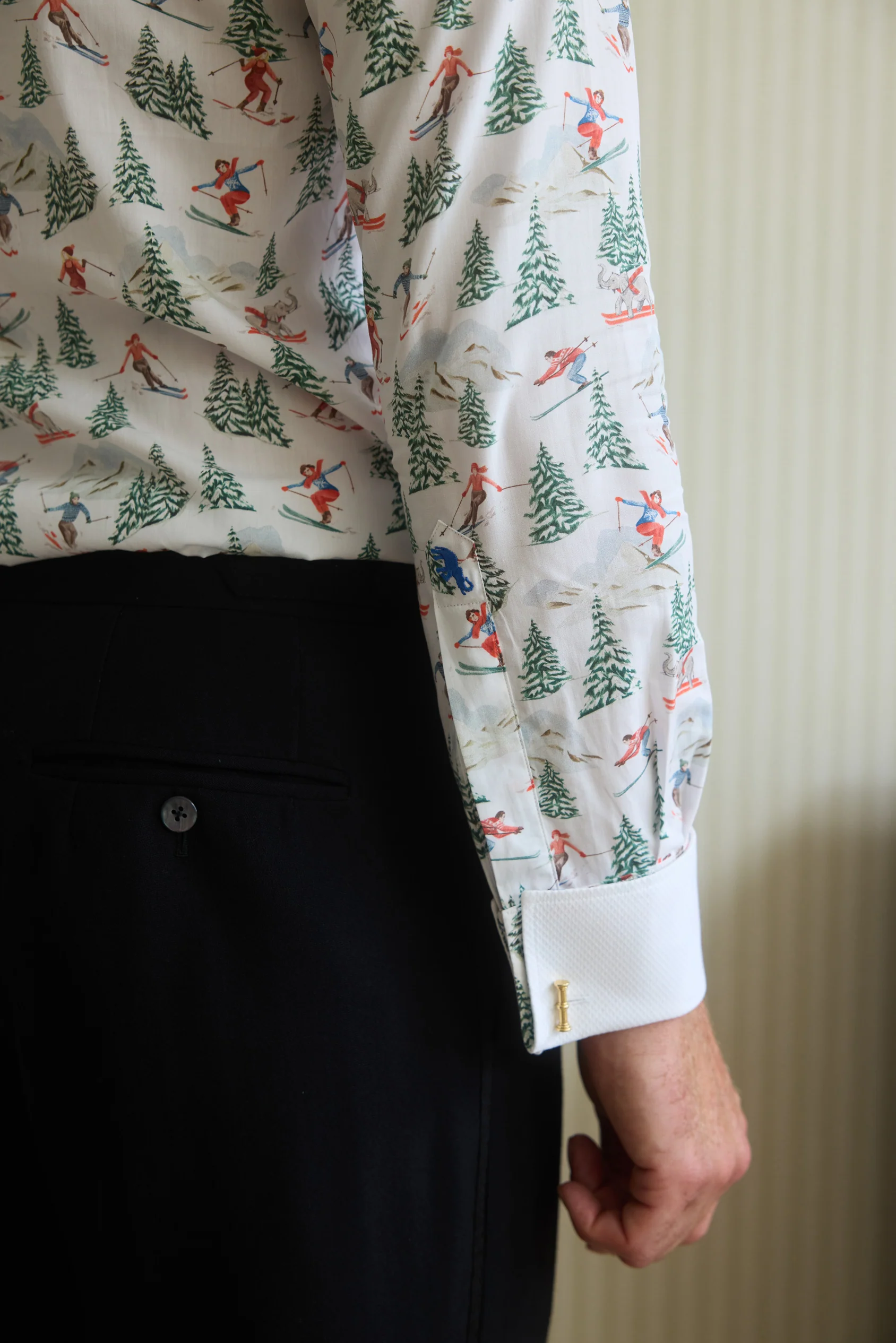 Alpine Skiing Dress Shirt - Image 4