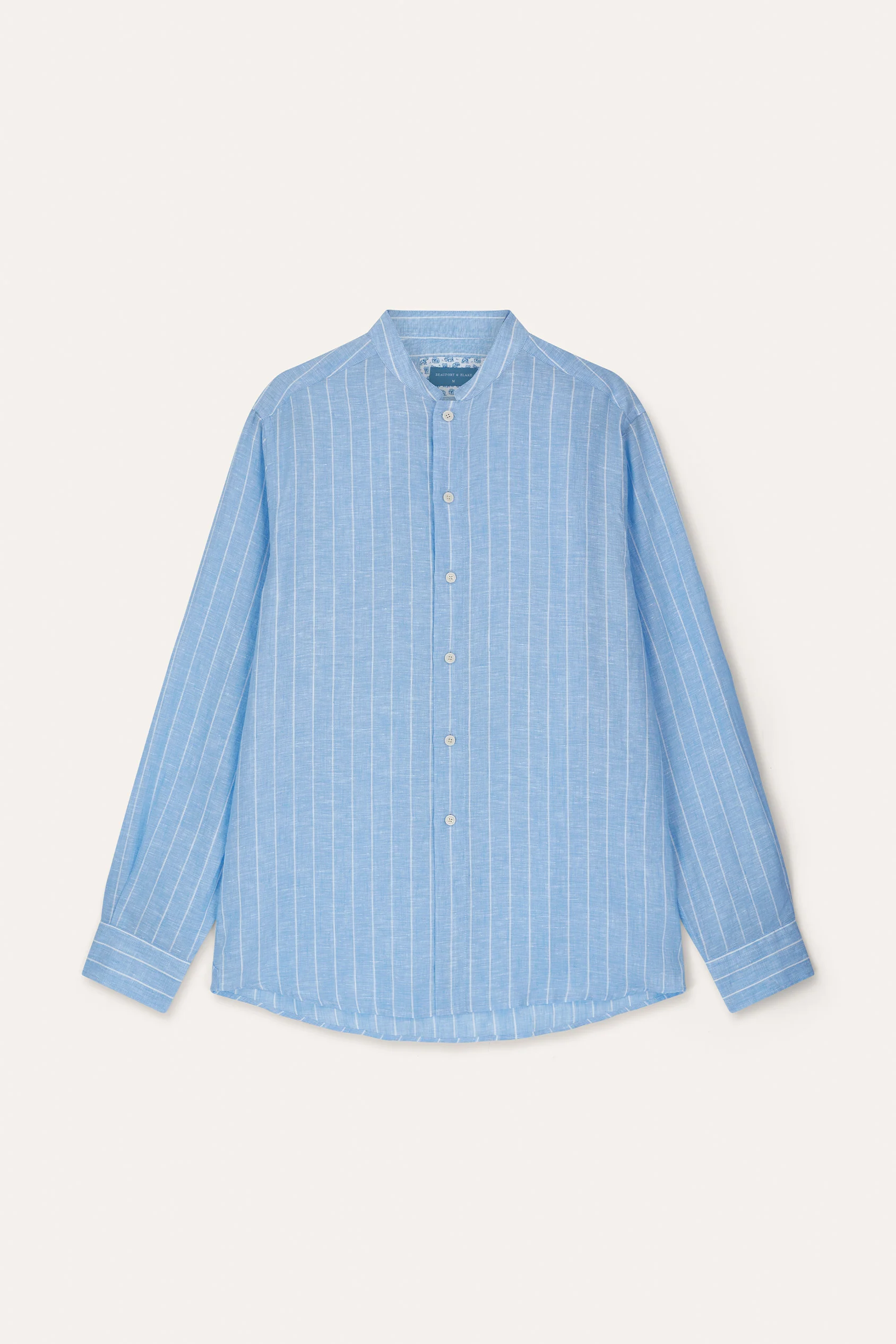 Lawley Nehru Linen Shirt - Image 2