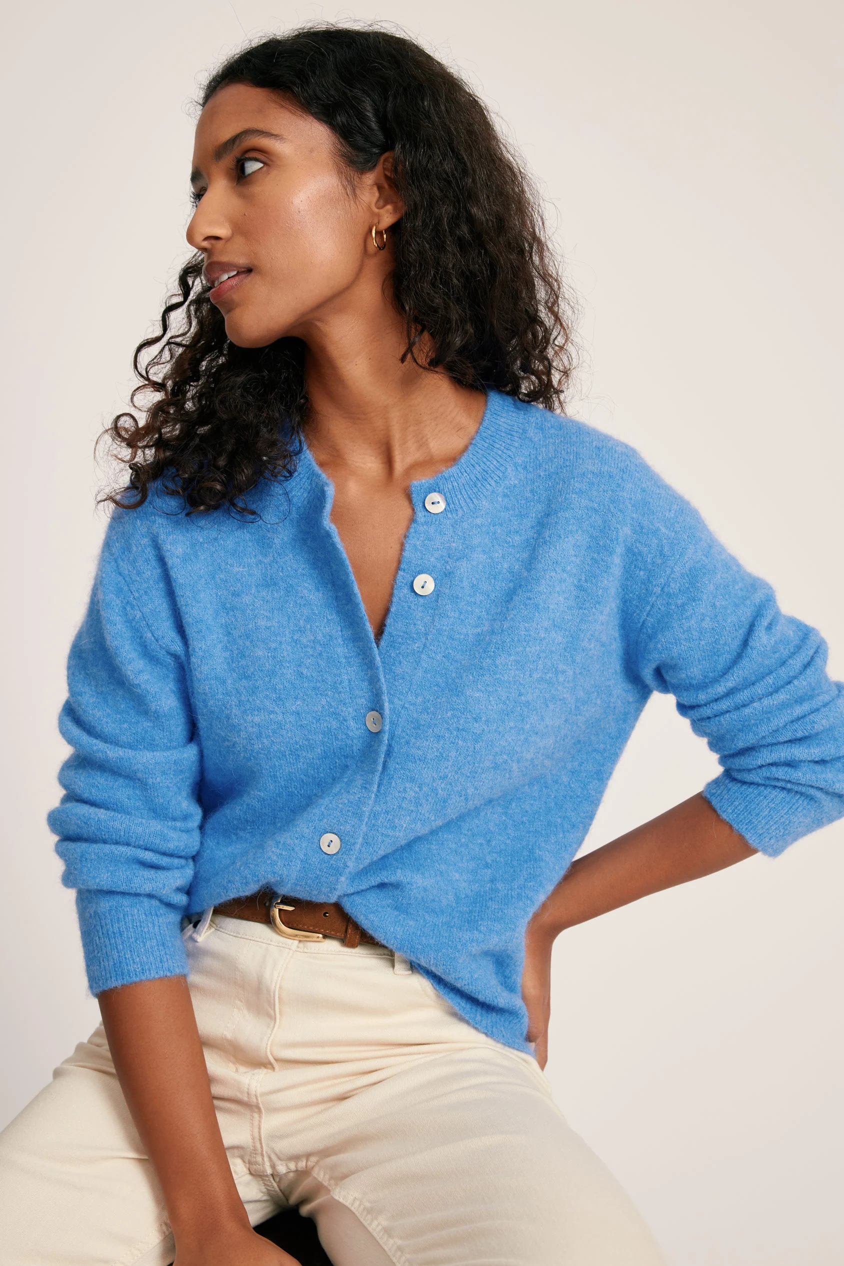 Lindsey Fluffy Cardigan - Image 2