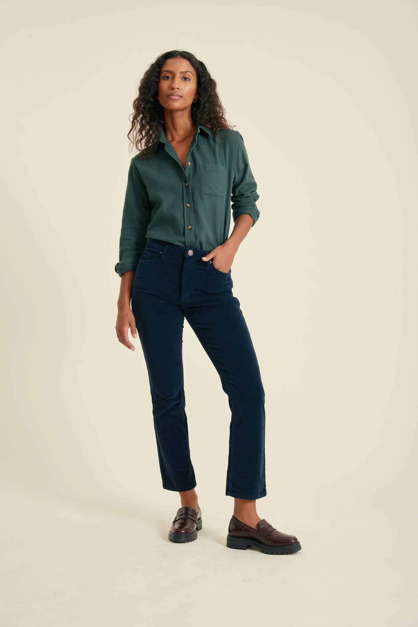 Lysia Velvet Trousers - Image 2